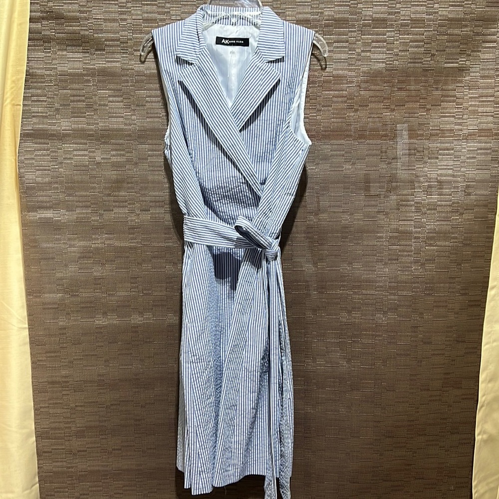 Anne Klein pinstriped tags removed but never worn.
